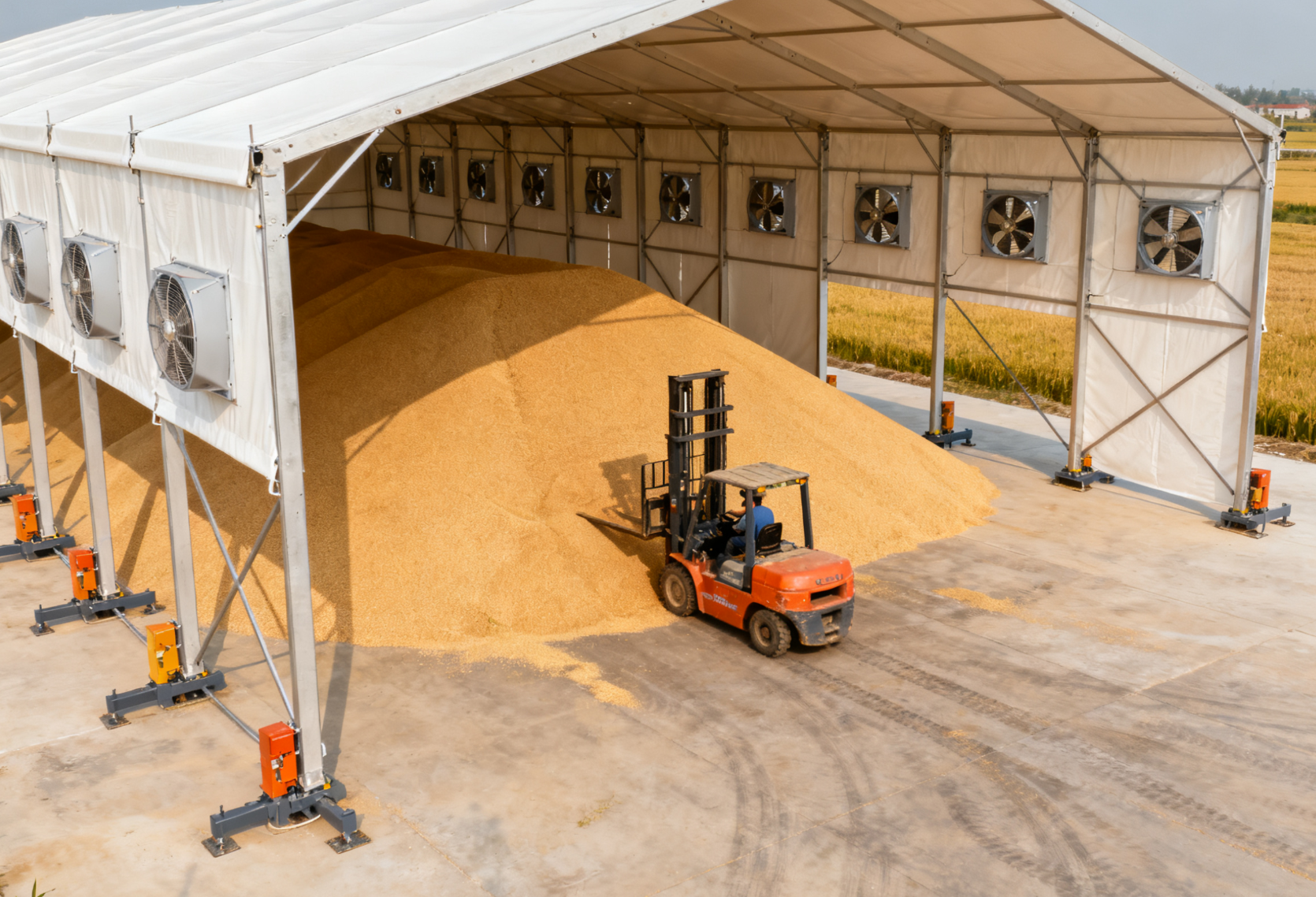 粮食产后减损：在阴雨天气下，如何通过科学储粮技术减少粮食产后损失？