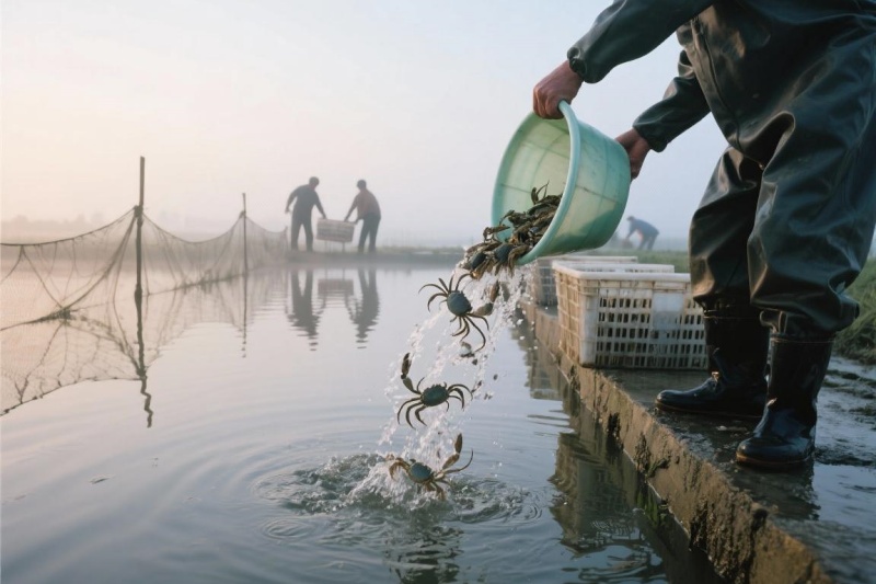 蟹苗投放要注意什么?这七个要点,新手老手都该看看