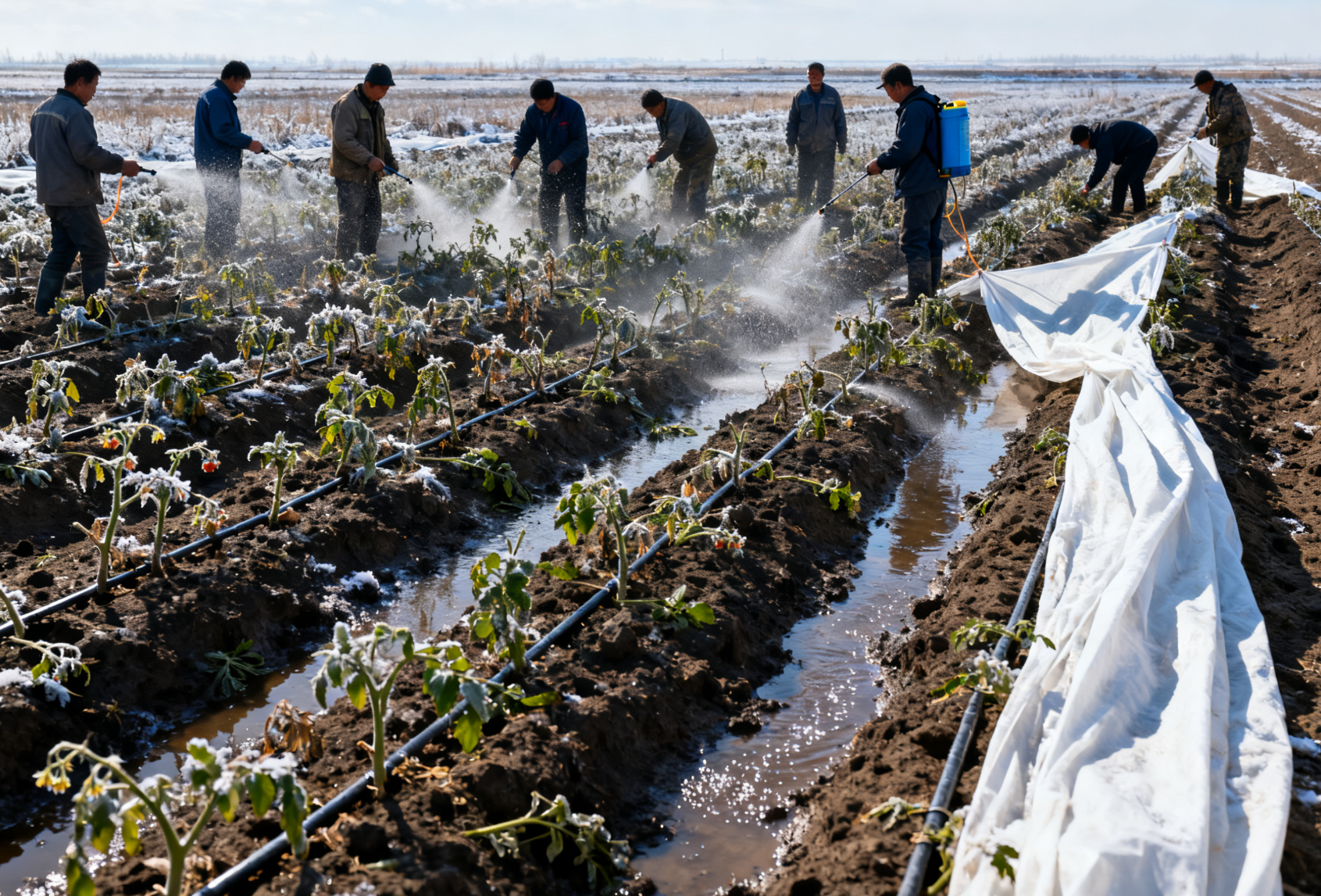 北方设施蔬菜如何应对“拉尼娜” 事件可能引发的极端寒潮，确保温室大棚安全生产？