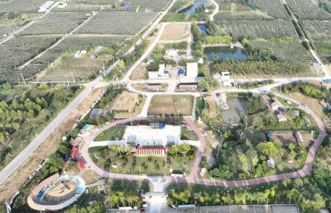 东方田园综合体俯视远景