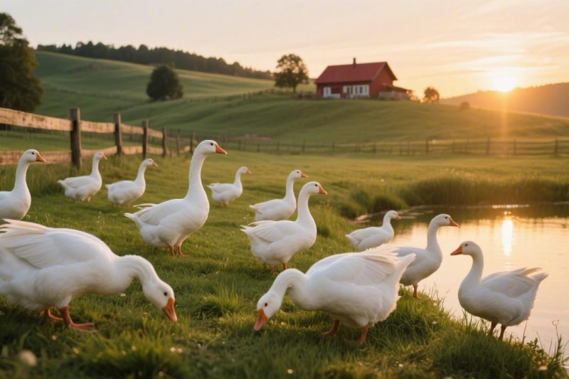 圈牧养鹅指南：不同生长阶段补饲方案大汇总