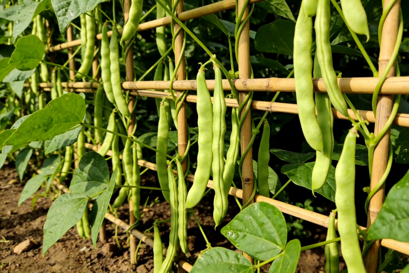 豆角只长叶不结荚？跟着学控旺施肥，收获满满豆荚