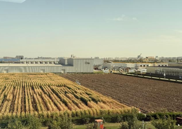 昌吉田野里的无人农机