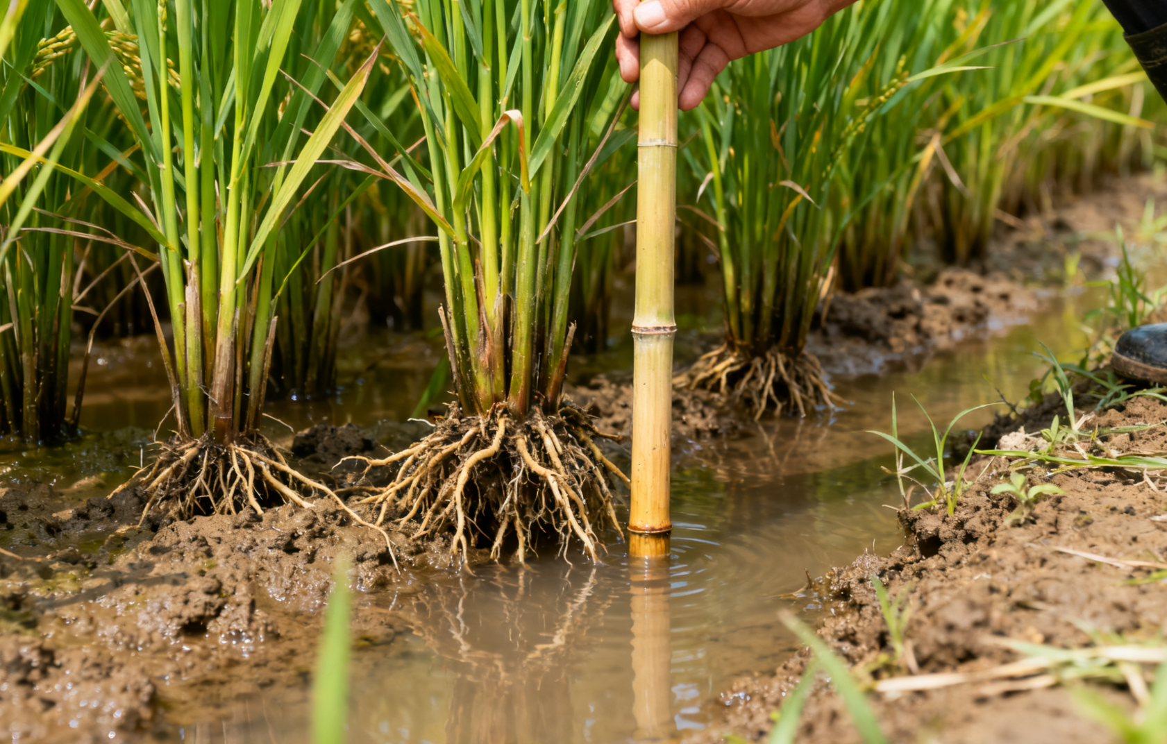 晚稻抽穗灌浆初期灌溉