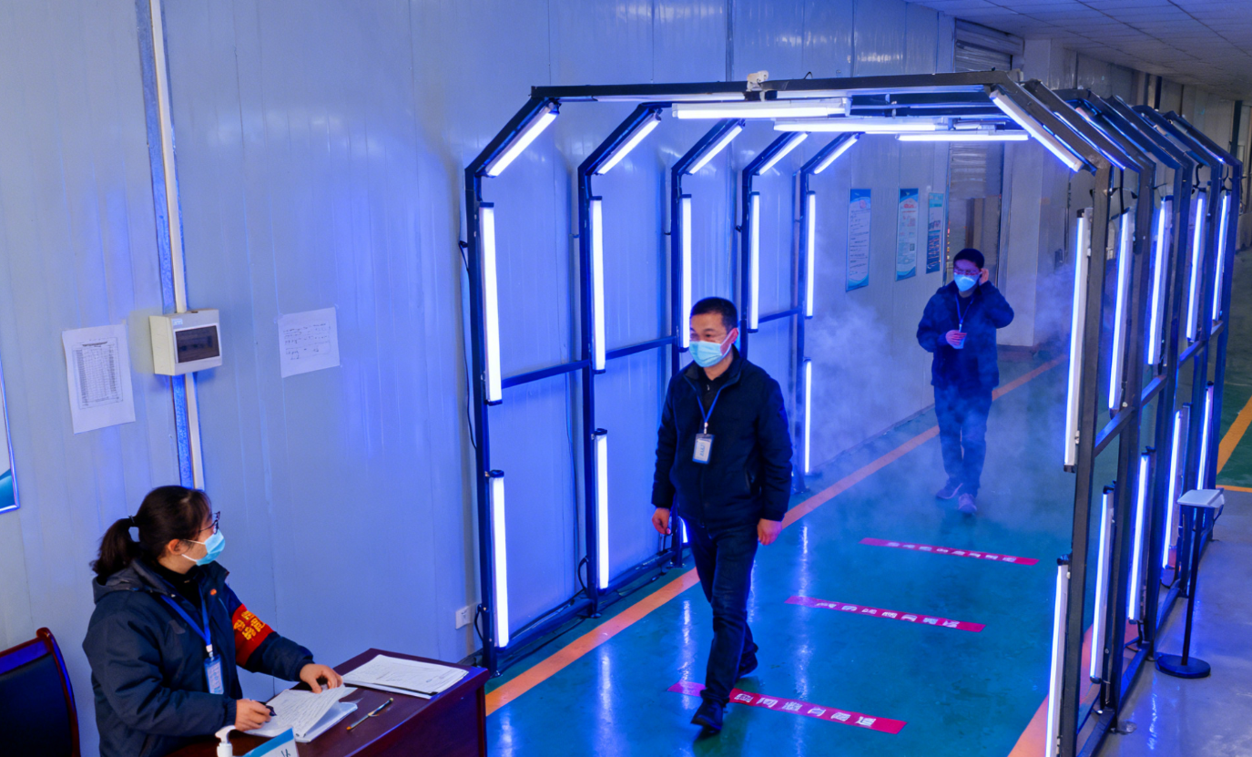 消毒效果检测，ATP 检测仪采样操作近景