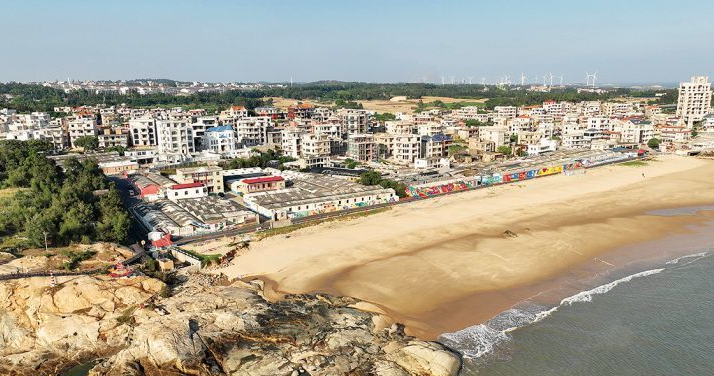 晋江滨海示范带风光